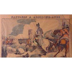 Lot 248: Hand Colred Print of Napoleon by Georgin SE.