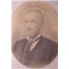 Image 1 : Lot 251: Large Charcoal Enhanced Photo Gentleman Portrait