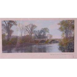 Lot 253: Signed Wallace Nutting Landscape Print