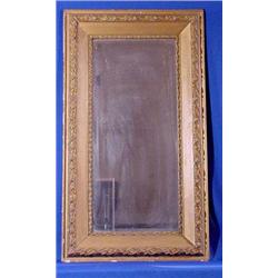 Lot 255: Victorian Gilt Framed Beveled Mirror