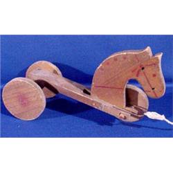 Lot 262: Victorian Pull Toy Horse