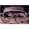 Image 2 : Lot 265: Splint Basket with Handles and Feet