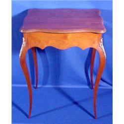 Lot 282: Old Mahogany Table with Decorator Accents