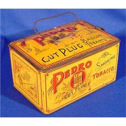 Lot 416: Pedro Smoking Tobacco Advertising Tin