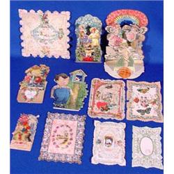 Lot 426: Lot Mechanical and Flat Victorian Valentines