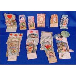 Lot 427: Lot Mechanical and Flat Victorian Valentines
