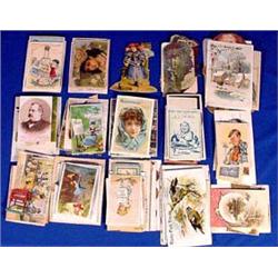 Lot 436: Lot of Victorian Trade Cards and Paper