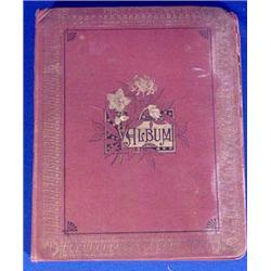 Lot 442: Victorian Trade Card and Scrap Book