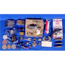 Lot 467: American Military Buckles, Medals and G.A.R.