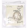 Image 1 : 1913-D TYPE 1 BUFFALO NICKEL RED BOOK VALUE IS $40.00 *RARE 1ST YEAR BUFFALO EXTRA FINE GRADE*!!