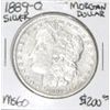 Image 1 : 1889-O MORGAN SILVER DOLLAR RED BOOK VALUE IS $200.00 *EXTREMELY RARE KEY DATE MS-60 HIGH GRADE*!!