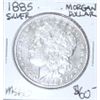 Image 1 : 1885 MORGAN SILVER DOLLAR RED BOOK VALUE IS $60.00 *RARE MS-60 HIGH GRADE*