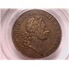 Image 1 : 1723 Rosa Americana Two Pence AU50 PCGS. Historic Coin