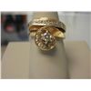 Image 1 : Two Band 1CT Diamond Estate Ring, 9.2g 14K gold