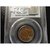 Image 2 : 1851  PCGS MS-62 BRAIDED HAIR HALF CENT