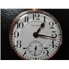 Image 1 : 1918 WALTHAM RIVERSIDE RAILROAD POCKET WATCH,19 JEWELS