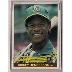 1984 Donruss Rickey Henderson Card #54
