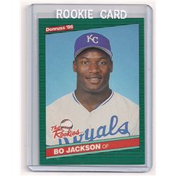 1986 Donruss The Rookies Bo Jackson Rookie Card #38