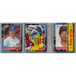 Factory Sealed 1988 Donruss Rack Pack with Hall of Famer Roberto Alomar showing on front
