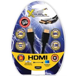 Xtreme #73183 Xtreme 1.3B HDMI 180 Degree Angle 3 ft HDMI-HDMI