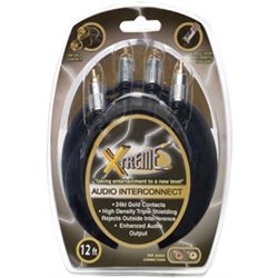 Xtreme #73912 XTREME SUPER HIGH PERFORMANCE 12 Feet AUDIO INTERCONNECT CABLE