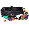 Image 1 : Xtreme 2 Meter (12 Feet) Gold-Plated Component Video Cable, 3 RCA, HDTV