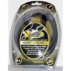 Xtreme #73106 2 Meters (6 Feet) HDMI - HDMI Cable (Male to Male)