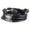 Image 1 : Xtreme 25' 15-Pin SVGA (M) to 15-Pin SVGA (M) Cable w/Dual Ferrites (Black)