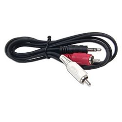 6' 3.5mm (M) to Dual RCA (M) Stereo Audio Cable