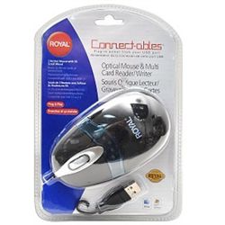 Royal Connect-ables 29243R 3-Button USB 2.0 Optical Scroll Mouse