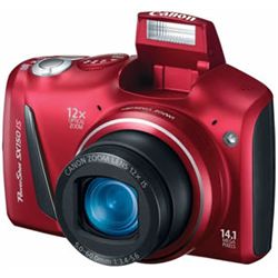 Canon PowerShot SX150 IS Red 14-Megapixel Digital Camera