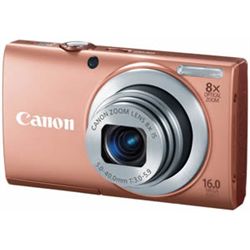 Canon PowerShot A4000 IS Pink 16-Megapixel Digital Camera