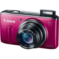 Canon PowerShot SX260 HS Red 12-Megapixel Digital Camera