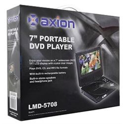 Axion 7" LMD-5708 Widescreen Portable DVD Player (Black)