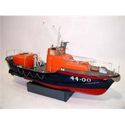 A scale model of a lifeboat