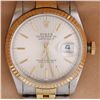 Image 1 : Rolex "Oyster" Stainless and Gold Men's WatchMid 80s, in original box.