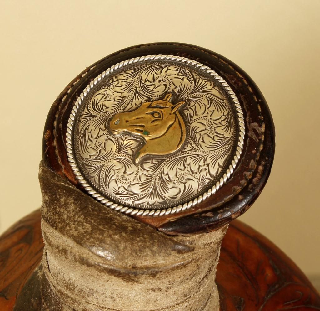 Rowell California Saddle from Hayward, CaliforniaAcorn design, sterling Rowell California Saddle from Hayward, CaliforniaAcorn design, sterling