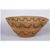Image 1 : Yuts Large Basket from Central CaliforniaGeometric pattern, great colors and patina,  measures 8 1/8
