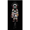 Image 1 : Large Zuni Kachina Bolo Tie by A DewaSet in sterling silver, signed on back,  inlaid semi-precious s