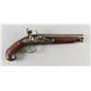 Image 1 : Flintlock Pistol Cal approx .70 SN:NVSNMid to late 1700s, very faint markings, 7.5"  barrel, steel t