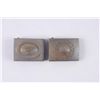 Image 1 : Lot of 2 German WWII Enlisted Mans Belt BucklesIncludes 1 "Luftwaffe" buckle with steel  constructio