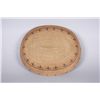 Image 2 : Chemehuevi Basketry Tray from Southern CaliforniaGeometric cross pattern, very tightly woven,  overa