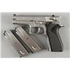 Image 1 : Smith & Wesson Mdl 5906 Cal 9mm SN:TDJ4147Double action semi automatic pistol, matte  stainless stee