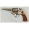 Image 2 : Smith & Wesson Mdl M&P Cal .38 SN:C142458Double action K-frame nickel plated revolver,  4" barrel, f