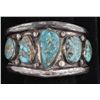 Image 1 : Ladies Turquoise Cluster Bracelet