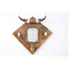 Image 1 : Western Decorator with Bull Horns and MirrorGreat decorator for the "Man Cave".
