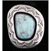 Image 1 : Light Turquoise Shadow Box Ring by T.P.
