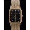 Image 1 : Jules Jurgensen Quartz WristwatchWith what appears to be a diamond solitaire  mounted on a black fac