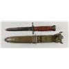 US M8A1 Bayonet SheathIncludes reproduction M4 bayonet. In very  good condition.