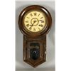 Image 1 : Regulator "A" Wall ClockWalnut cased, unknown working condition,  measures 21"x12", condition is ove